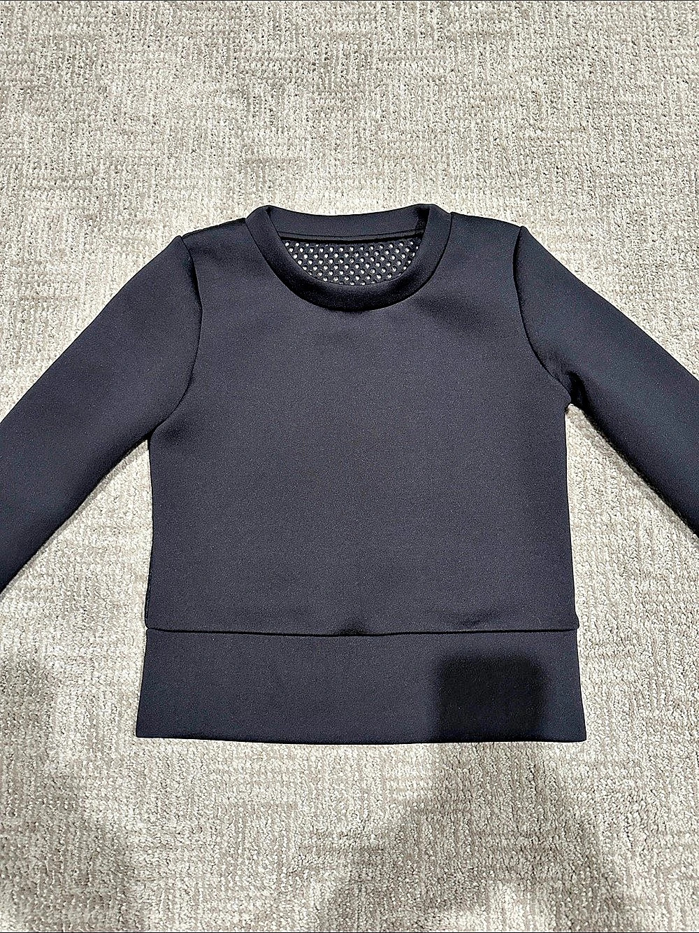 Alo Black Long Sleeve Athletic Top